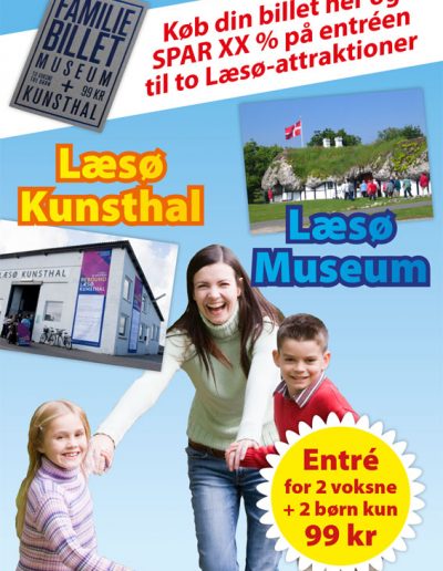 Turistplakat til Læsø for 'Forlaget Forlæns'